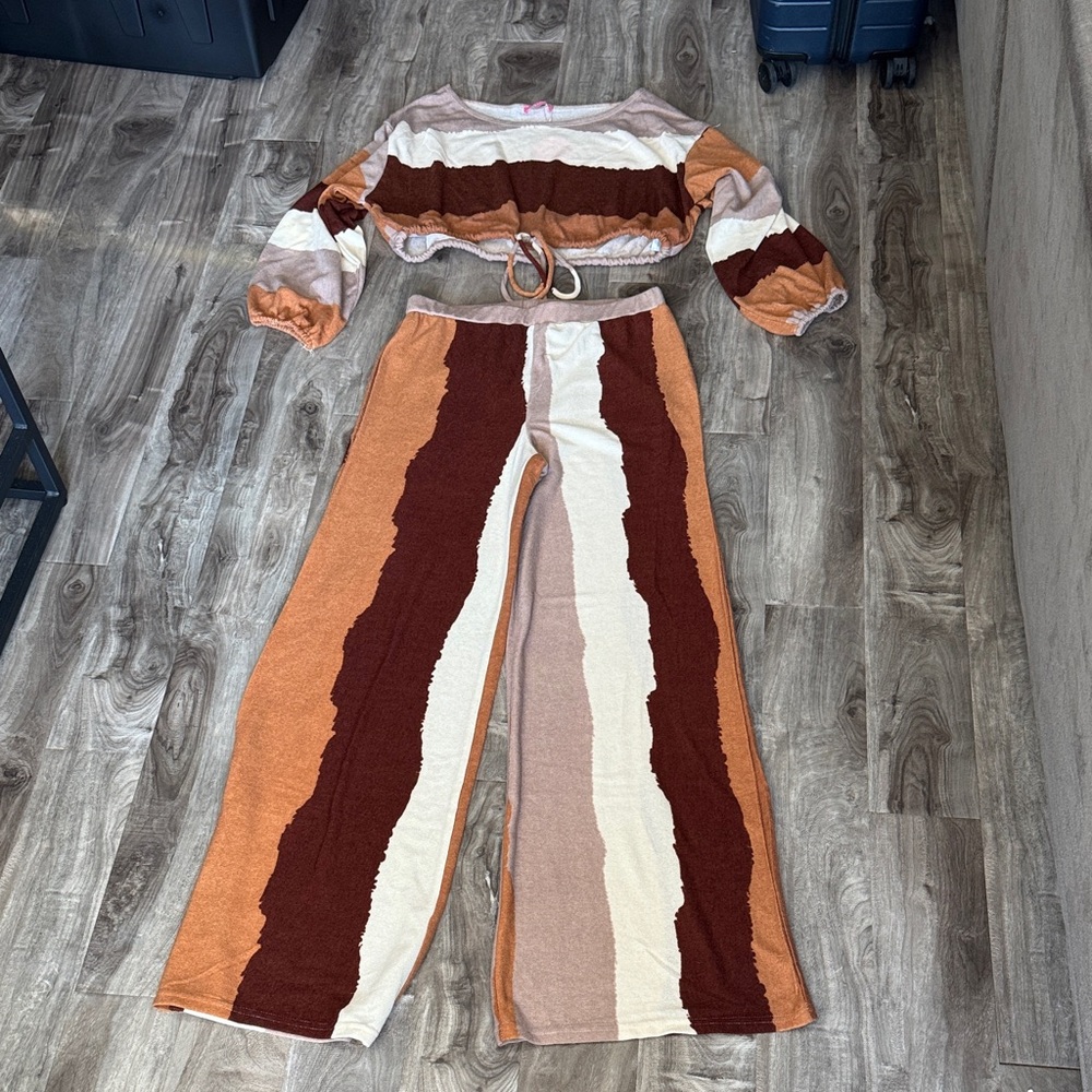 Chic Multicolor Striped Women's Jumpsuit